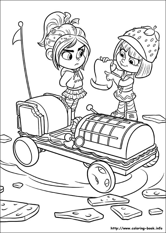 Wreck-It Ralph coloring picture