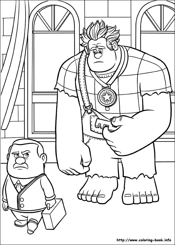 Wreck-It Ralph coloring picture