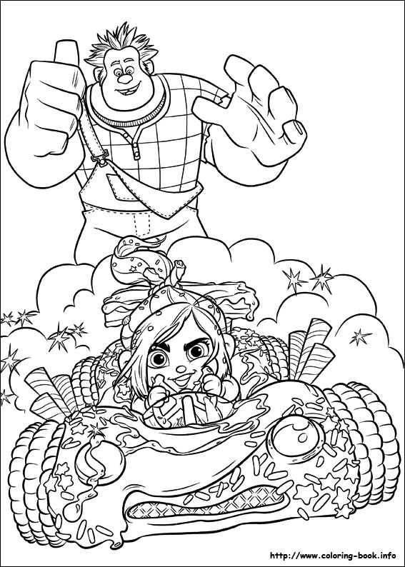 Wreck-It Ralph coloring picture