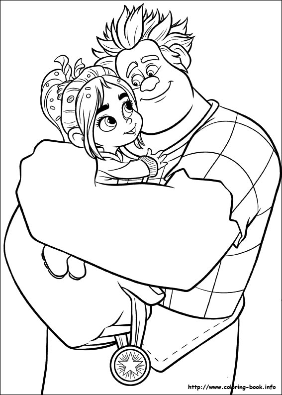 Wreck-It Ralph coloring picture