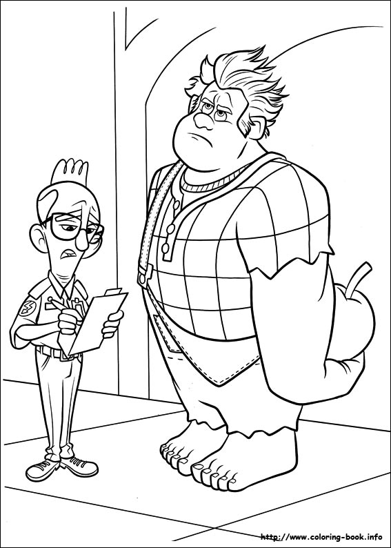 Wreck-It Ralph coloring picture