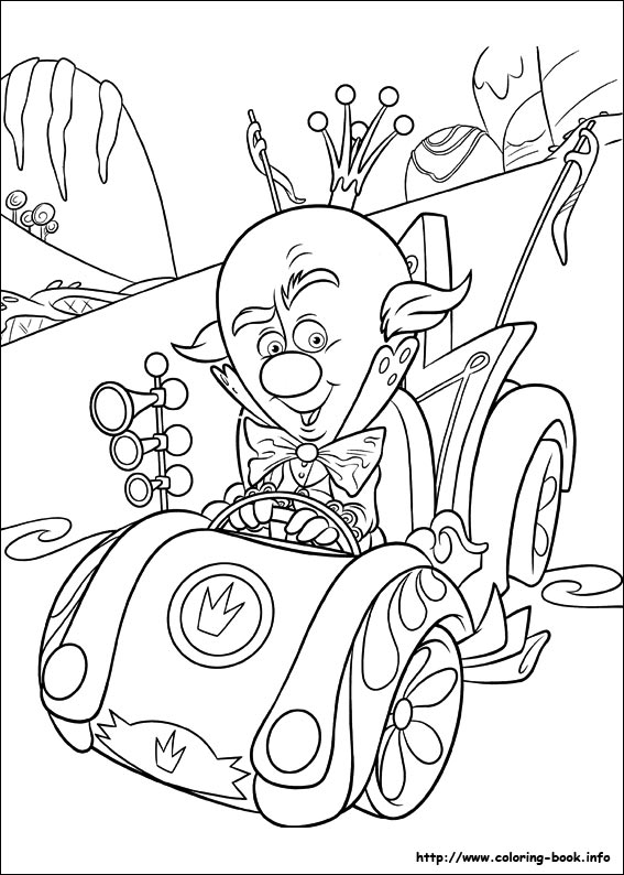 Wreck-It Ralph coloring picture