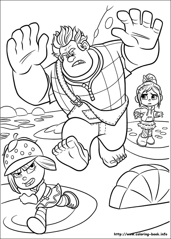 Wreck-It Ralph coloring picture