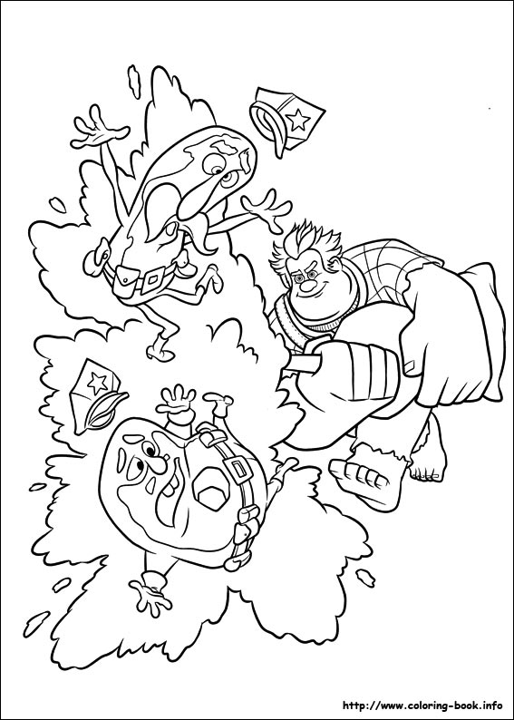 Wreck-It Ralph coloring picture