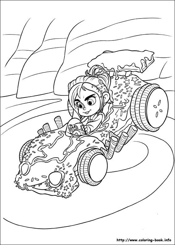 Wreck-It Ralph coloring picture