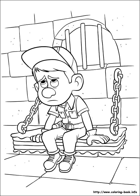 Wreck-It Ralph coloring picture