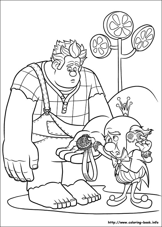 Wreck-It Ralph coloring picture