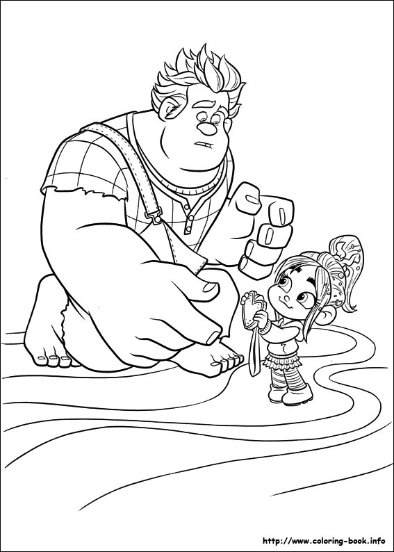 Wreck-It Ralph coloring picture