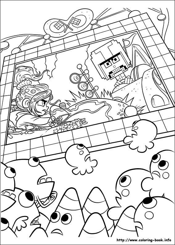 Wreck-It Ralph coloring picture