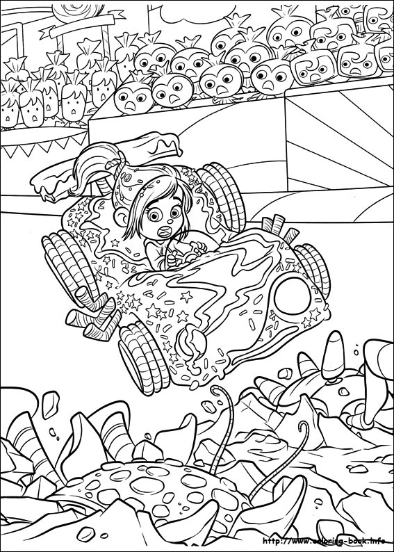 Wreck-It Ralph coloring picture