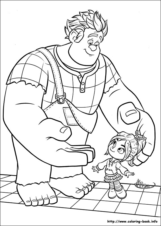 Wreck-It Ralph coloring picture