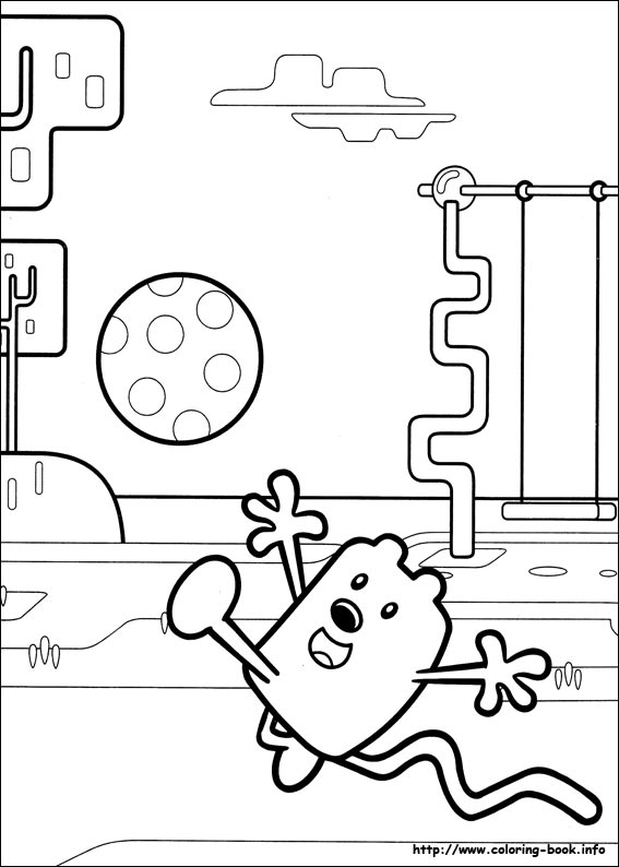 Wow Wow Wubbzy coloring picture