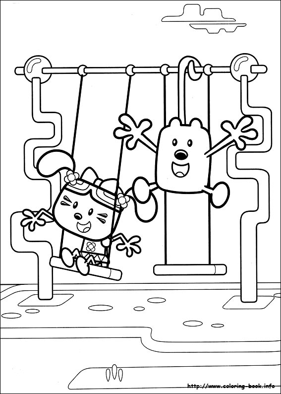 Wow Wow Wubbzy coloring picture