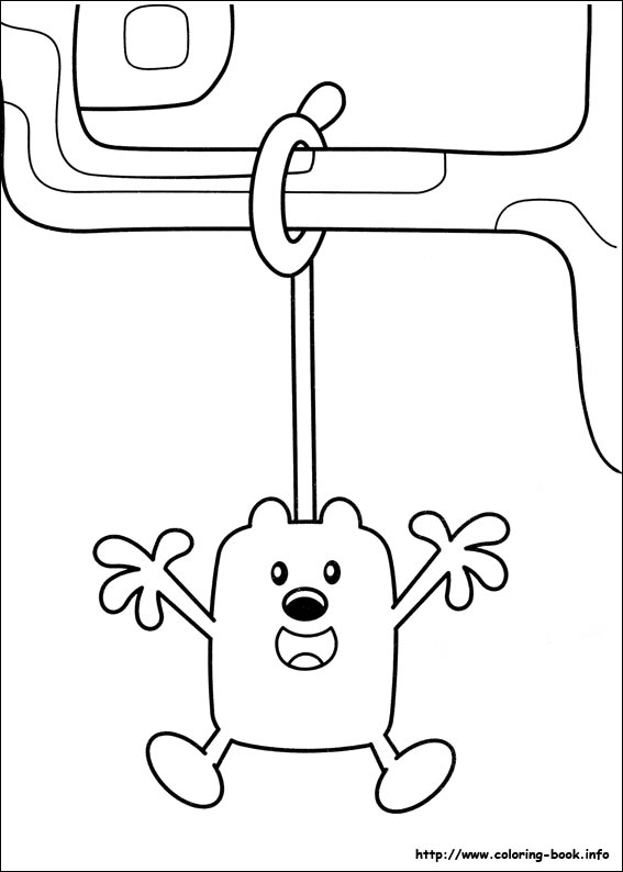 Wow Wow Wubbzy coloring picture