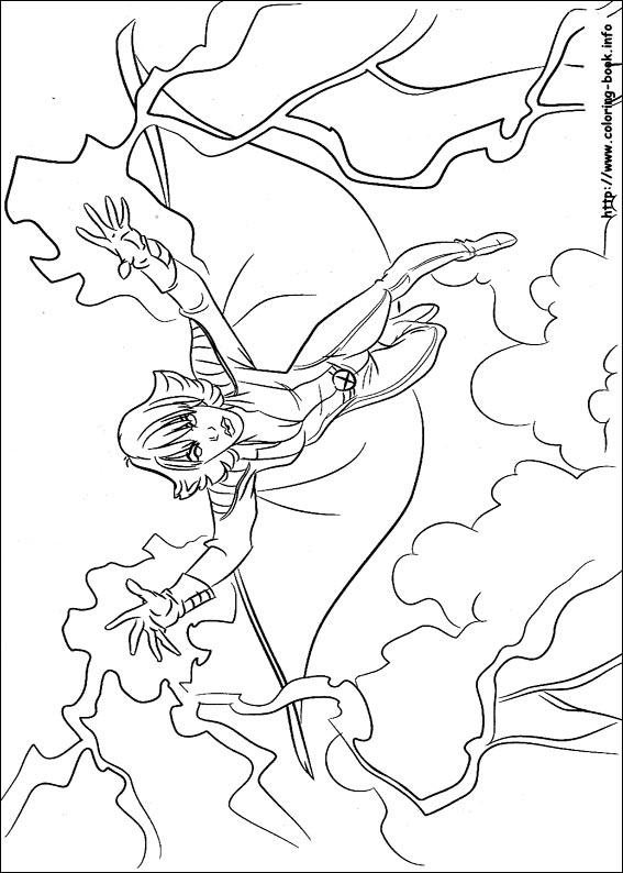 X-Men coloring picture