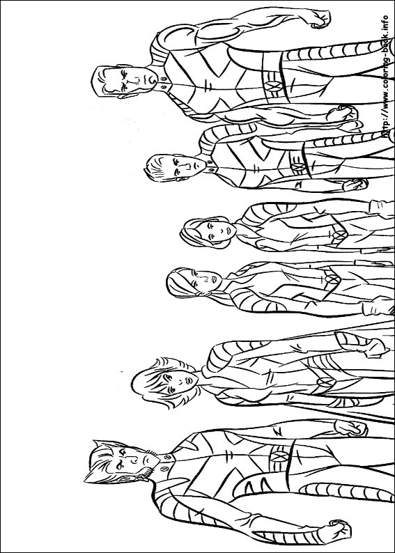 X-Men coloring picture