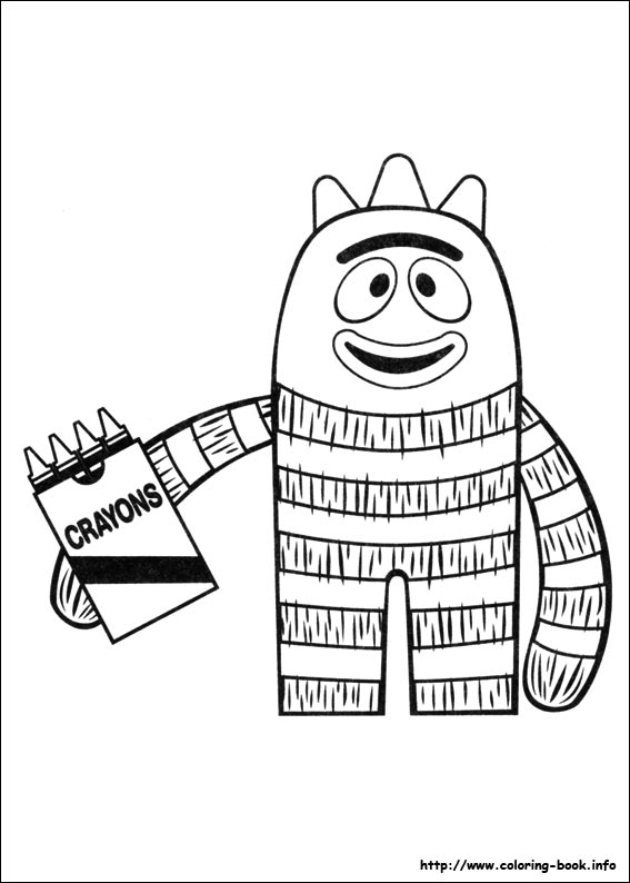 Yo Gabba Gabba! coloring picture