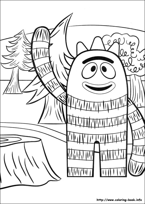 Yo Gabba Gabba! coloring picture