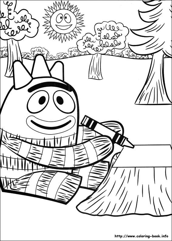 Yo Gabba Gabba! coloring picture