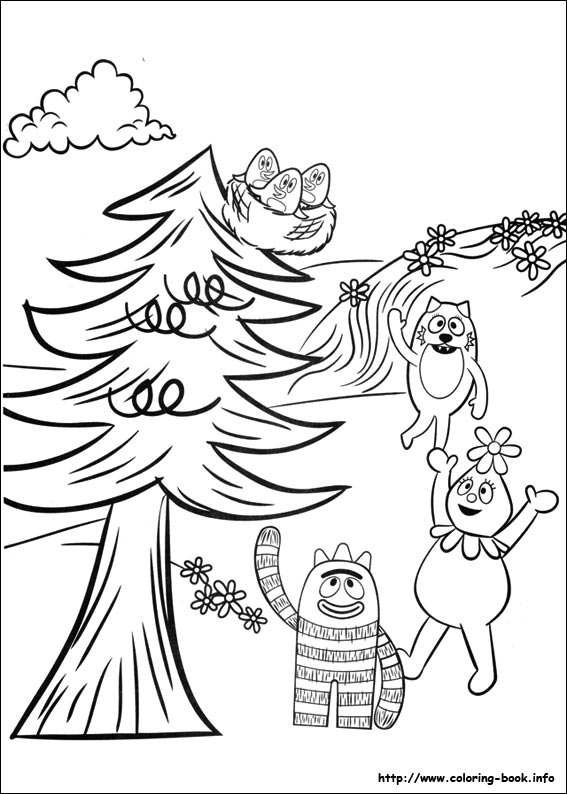 Yo Gabba Gabba! coloring picture