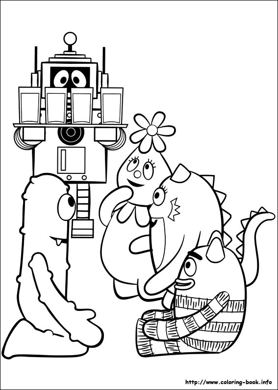 Yo Gabba Gabba! coloring picture