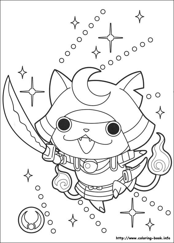 Yo-kai Watch coloring picture