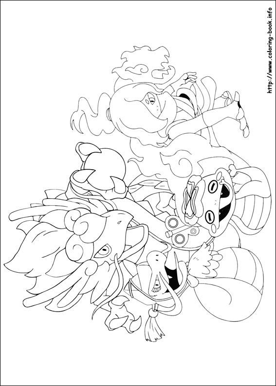 Yo-kai Watch coloring picture