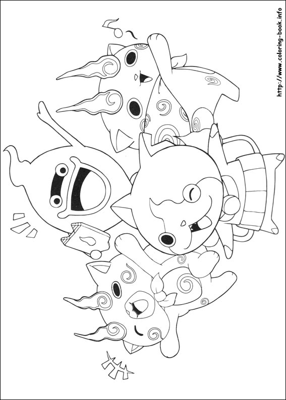 Yo-kai Watch coloring picture