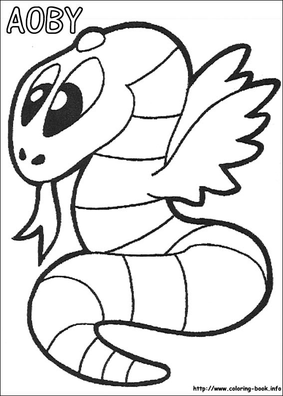 Yokomon coloring picture