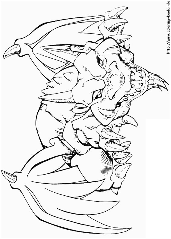 Yu-Gi-Oh coloring picture