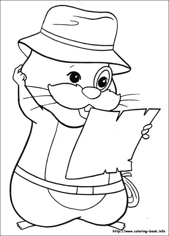 Zhu Zhu Pets coloring picture