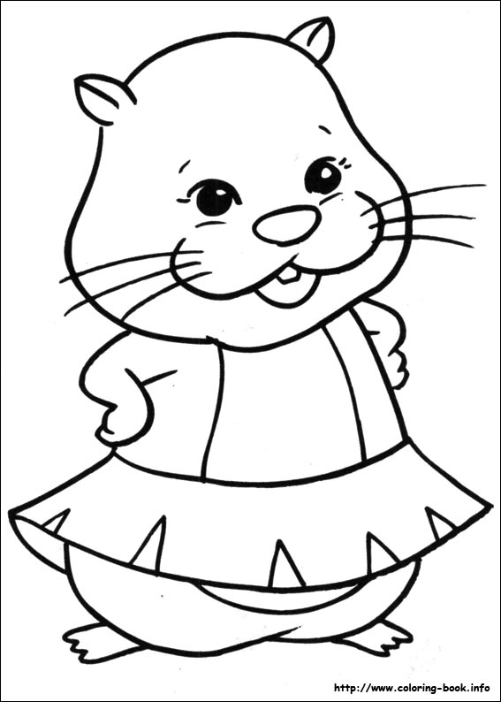 Zhu Zhu Pets coloring picture