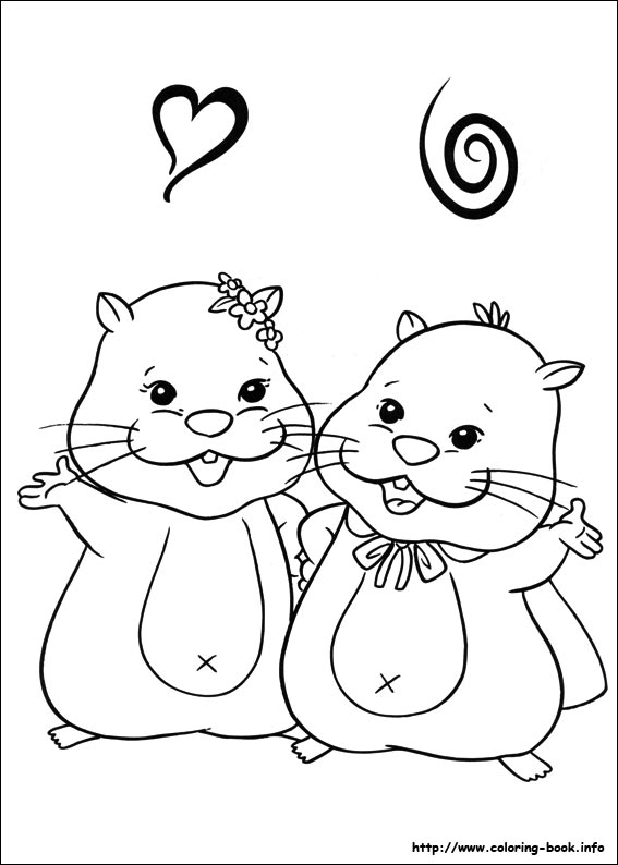 Zhu Zhu Pets coloring picture