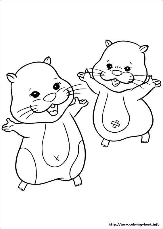 Zhu Zhu Pets coloring picture