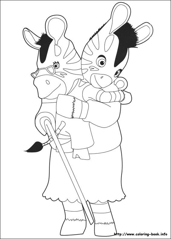 Zou coloring picture