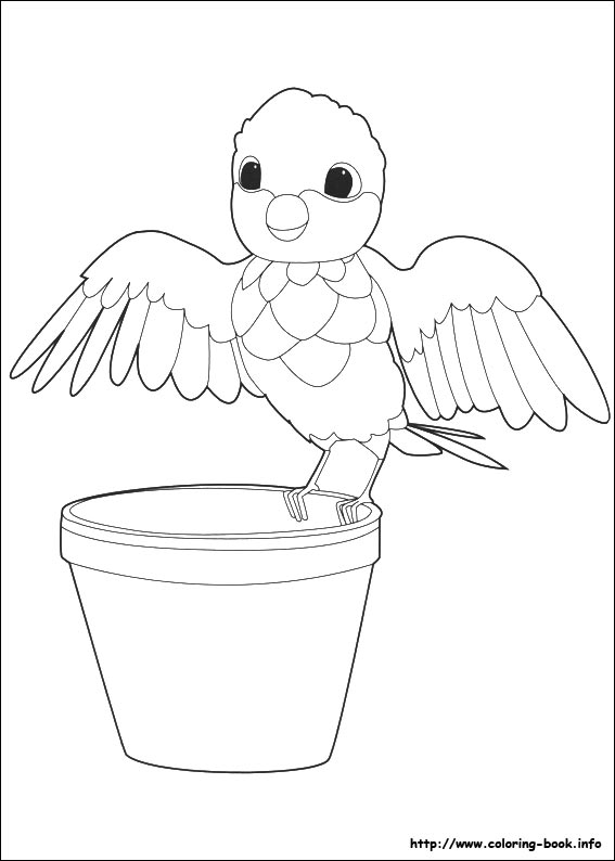 Zou coloring picture