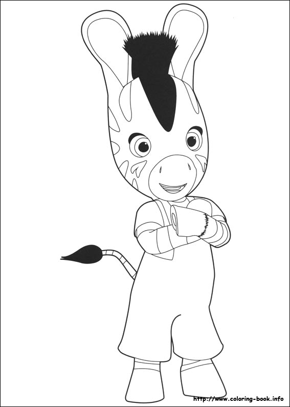 Zou coloring picture