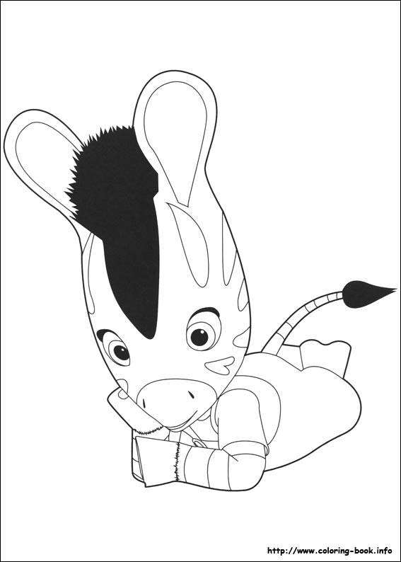 Zou coloring picture