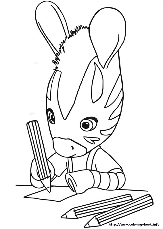 Zou coloring picture