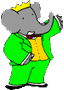 Babar coloring pages