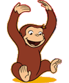 Curious George coloring pages