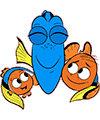 Finding Dory coloring pages