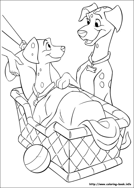 102 Dalmatians coloring picture