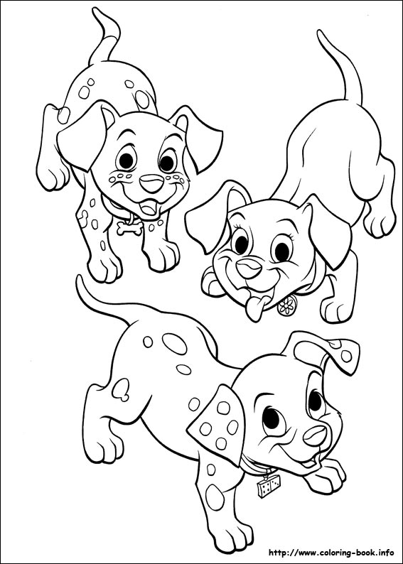 102 Dalmatians coloring picture