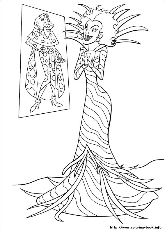 102 Dalmatians coloring picture