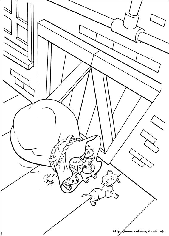 102 Dalmatians coloring picture