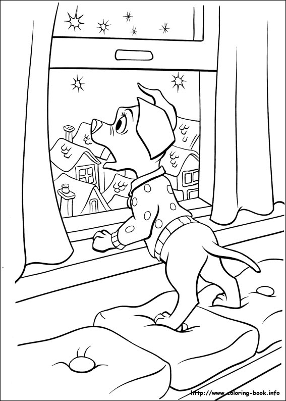 102 Dalmatians coloring picture