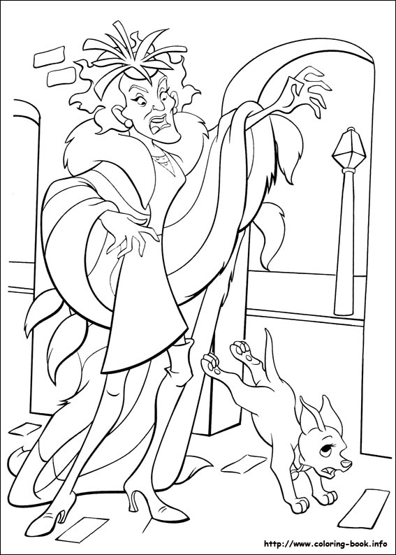 102 Dalmatians coloring picture