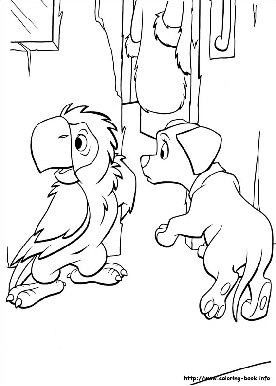 102 Dalmatians coloring picture