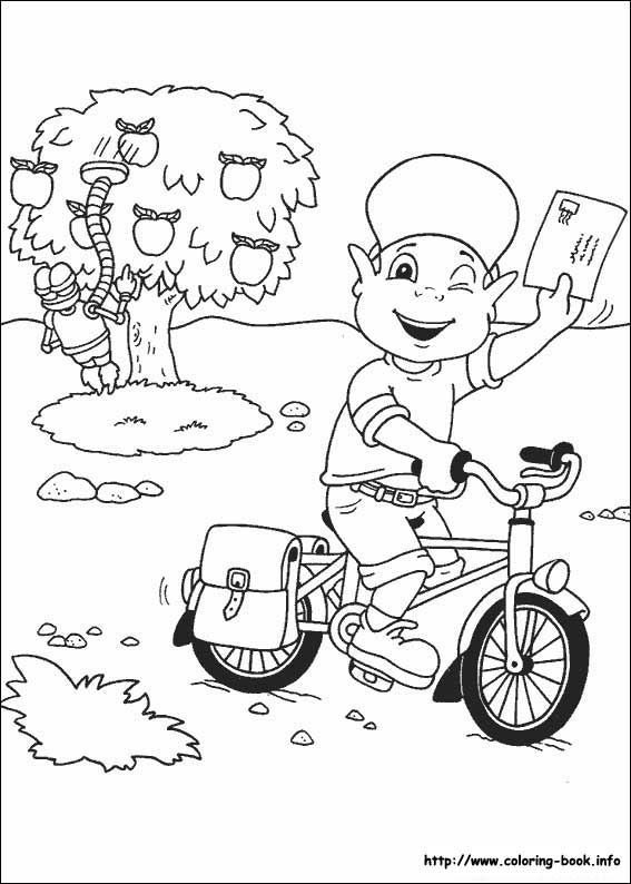 Adiboo coloring picture